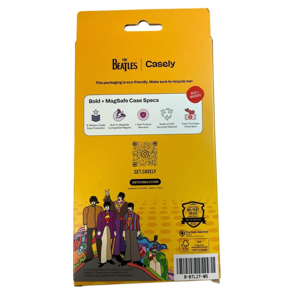 Casely Bold x The Beatles Yellow Submarine MagSafe Case iPhone 13 Pro Max NWT - Picture 2 of 10